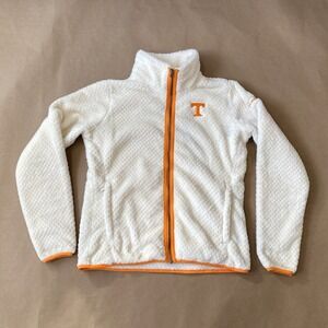 *DEFECT* Columbia L Large Tennessee Volunteers Jacket Fireside Sherpa Full Zip